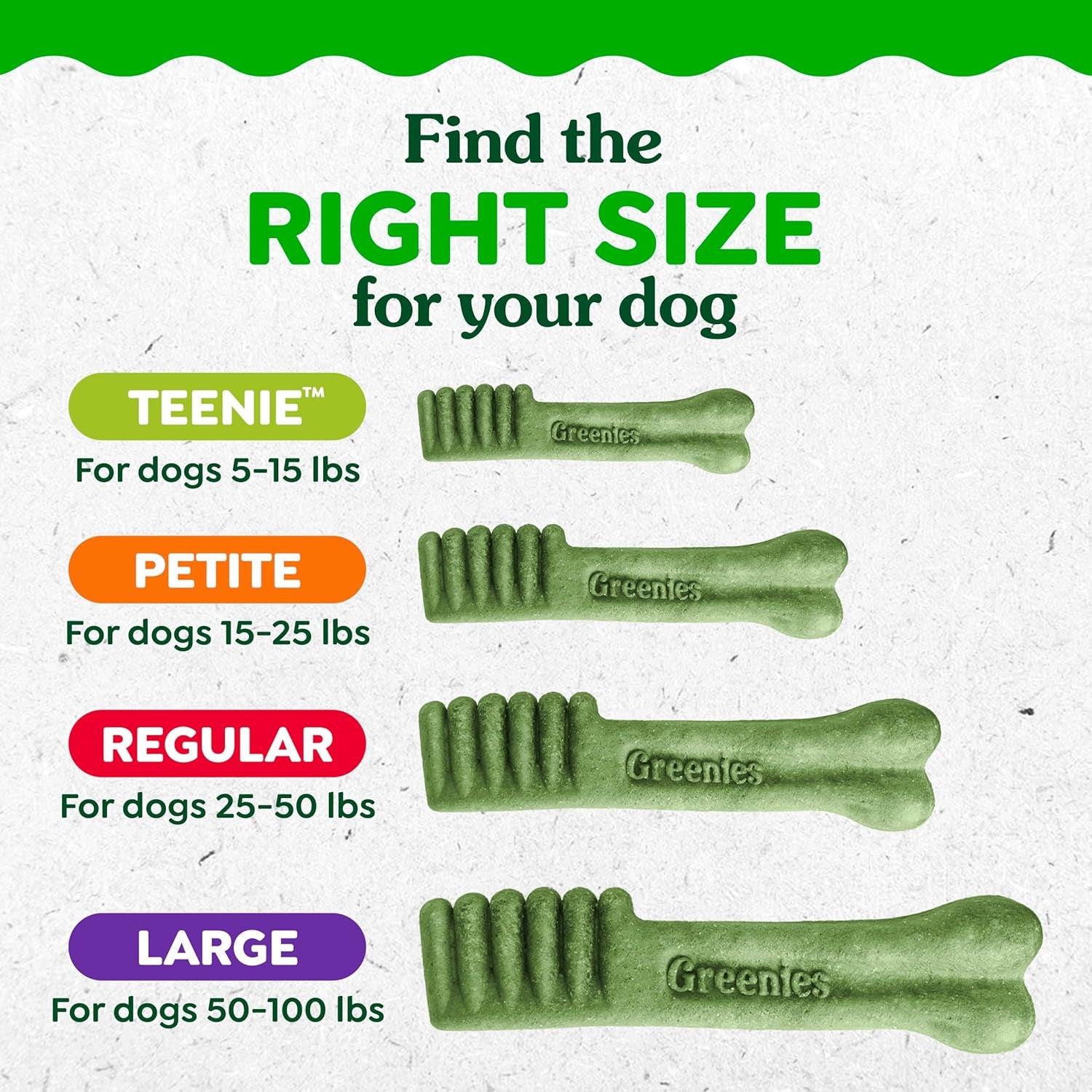 GREENIES Original Large Natural Dog Dental Care Chews Oral Health Dog Treats, 6 Oz. Pack (4 Treats)