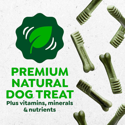 GREENIES Original Large Natural Dog Dental Care Chews Oral Health Dog Treats, 6 Oz. Pack (4 Treats)
