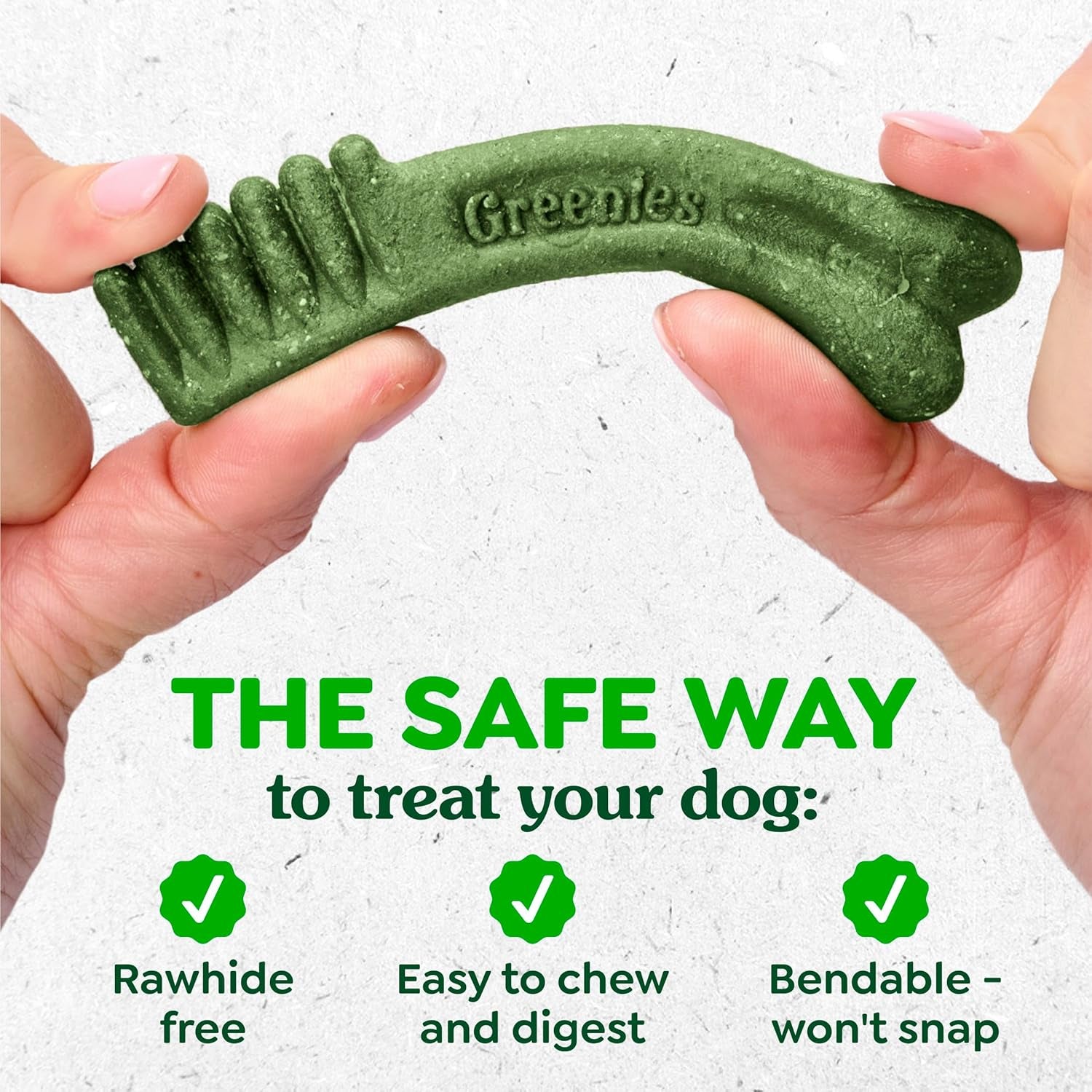 GREENIES Original Large Natural Dog Dental Care Chews Oral Health Dog Treats, 6 Oz. Pack (4 Treats)